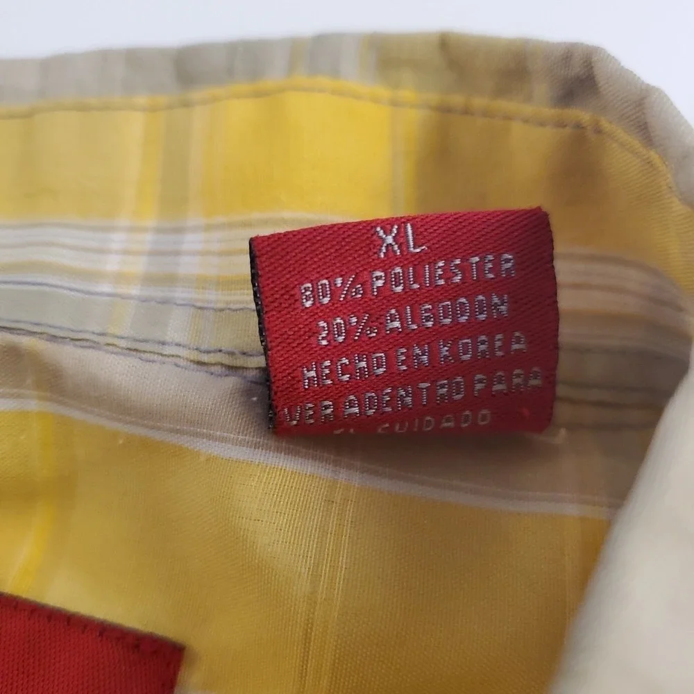 Thrasher Vintage 90s No Contest Button Down Shirt XL Plaid Short Sleeve Skater‎